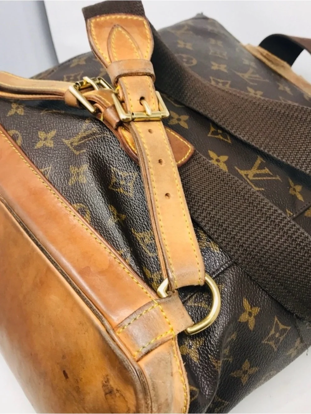 Louis Vuitton Brown Monogram Canvas Backpack